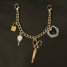 Load image into Gallery viewer, ‘Southgate Salon’ Bag Charm | Edward Scissorhands Inspired
