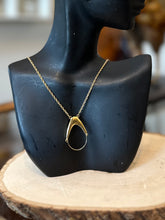 Load image into Gallery viewer, Vintage TRIFARI Gold Tone Charm Amulet Holder Pendant Necklace 30.25”
