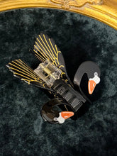 Load image into Gallery viewer, Black Swan Hair Claw Clip
