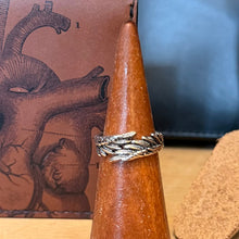 Load image into Gallery viewer, Silver Tone Angel Wing Rings | Adjustable
