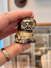 Load image into Gallery viewer, Miniature Antique Hubley Puppy Boston Terrier Dog Cast Iron Paperweight
