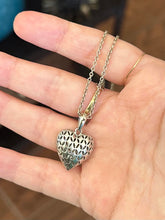 Load image into Gallery viewer, Swarovski Sterling Silver Cut-Out Heart Pendant on 835 Silver Chain Necklace
