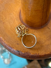 Load image into Gallery viewer, You Pick! Vintage 1960s Rhinestone Costume Cocktail Statement Rings Adjustable Midcentury
