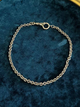 Load image into Gallery viewer, Vintage Midcentury Gold Tone Textured Link Watch Chain Dog Clip Clasp 11.75”
