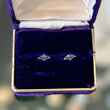 Load image into Gallery viewer, Sterling Silver &amp; Black Bat Stud Earrings
