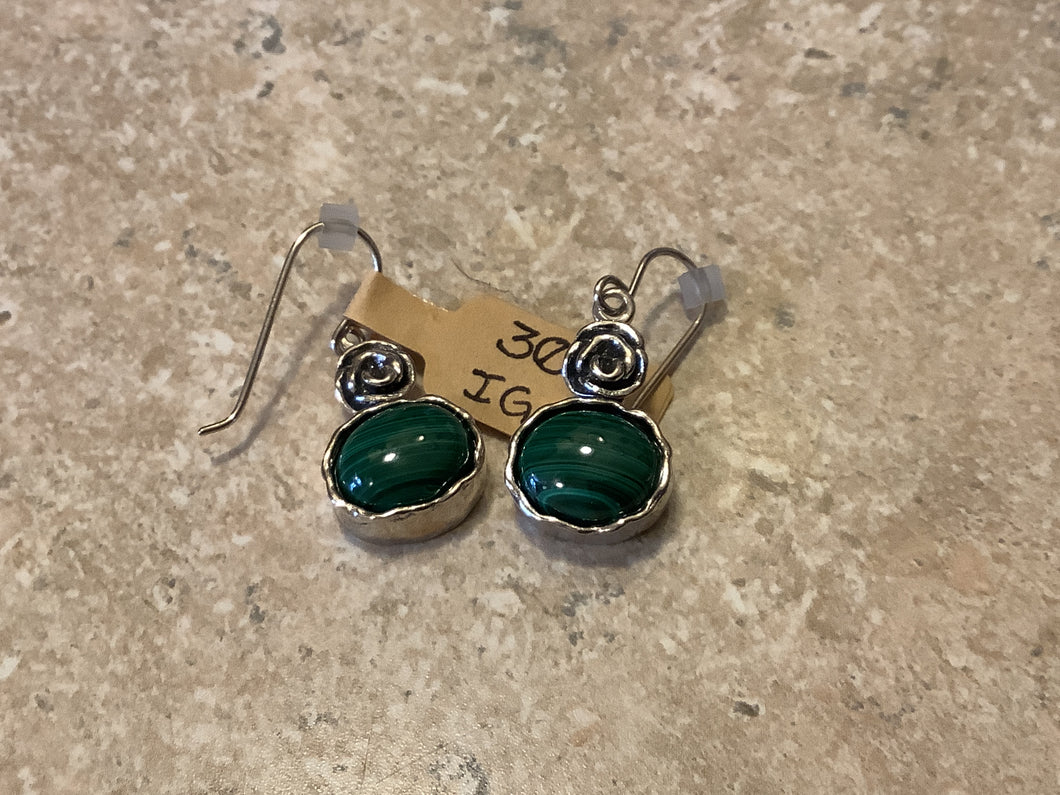 Paz SS MALACHITE earrings