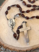 Load image into Gallery viewer, Vintage 1940s ROMA Italy Catholic Spina Christi Bead Rosary Double Wired Relic Crucifix 22”
