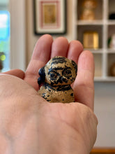 Load image into Gallery viewer, Miniature Antique Hubley Puppy Boston Terrier Dog Cast Iron Paperweight
