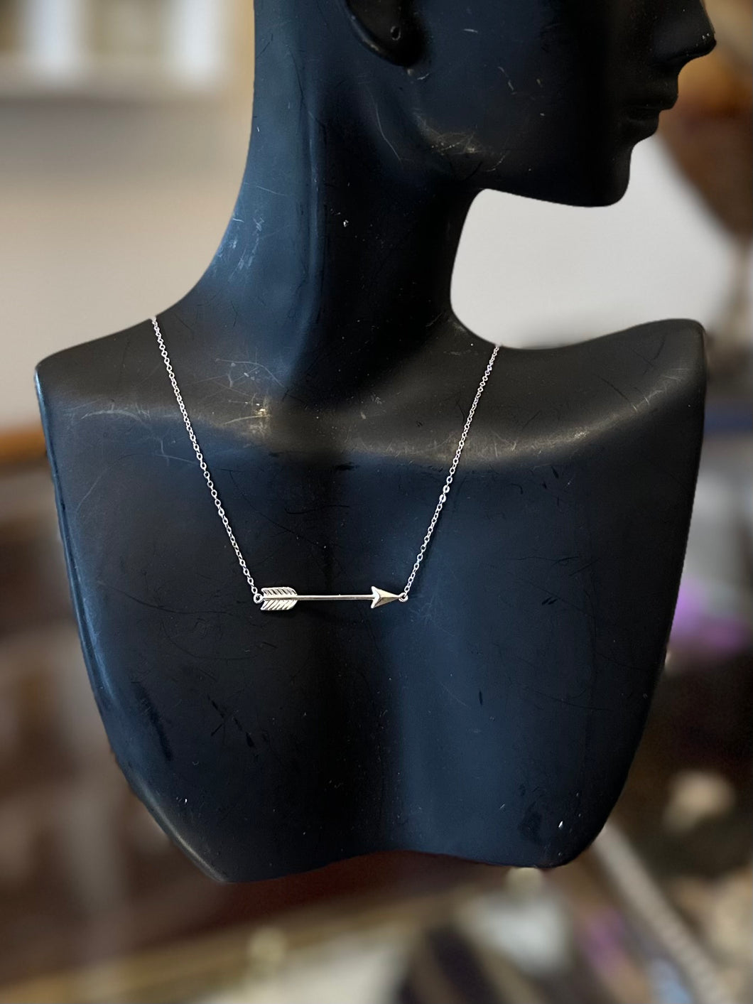 Sterling Silver Arrow Necklace
