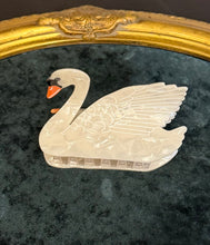 Load image into Gallery viewer, White Swan Hair Claw Clip
