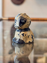 Load image into Gallery viewer, Miniature Antique Hubley Puppy Boston Terrier Dog Cast Iron Paperweight

