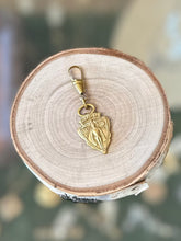 Load image into Gallery viewer, Vintage 1970s GUCCI Soldier Shield Dog Clip Clasp Gold Tone Charm Bag Pull

