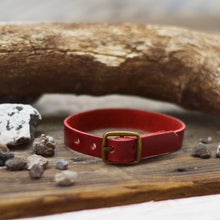 Load image into Gallery viewer, Leather Bracelet with Buckle: Brown / Without Stitch | Handmade
