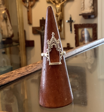 Load image into Gallery viewer, Cathedral Ring Silver or Gold Tone
