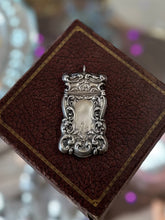 Load image into Gallery viewer, Antique Sterling Silver Match Safe Vesta Repousse Art Nouveau with Pendant Loop
