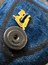 Load image into Gallery viewer, Vintage Knights of Pythias F.C.B. Fraternal Society 10k Yellow Gold Tiny Lapel or Tie Pin
