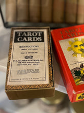 Load image into Gallery viewer, Vintage Tarot Cards 1970 Switzerland AG Muller + CIE Complete with Instructions
