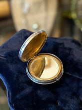 Load image into Gallery viewer, Antique Art Deco Hallmarked F&amp;B Foster and Bailey Sterling Silver Double Sided Mirror Compact
