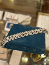 Load image into Gallery viewer, Vintage 1950s Dazzling Diamanté Rhinestone Bracelet Statement Evening Jewelry
