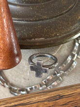 Load image into Gallery viewer, Vintage Signed TAXCO Mexico TM-195 Sterling Silver 925 Cross Ring Unisex or Men’s US 9 1/4
