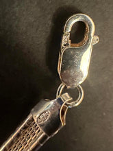 Load image into Gallery viewer, Vintage 1990s 925 ITALY Sterling Silver 6mm Omega Chain Necklace 16"
