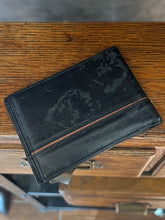 Load image into Gallery viewer, Vintage YSL Yves Saint Laurent Men’s Imported Roma Leather Bifold Wallet Black &amp; Tan
