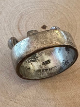 Load image into Gallery viewer, Rare Vintage Sterling Silver 925 Mexico Crown Unisex or Men’s Statement Ring US Size 8 3/4
