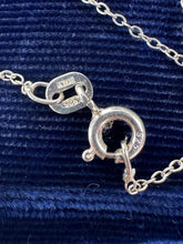 Load image into Gallery viewer, Vintage Sterling Silver Hand Cut Coiled Snake Serpent Pendant Necklace 18.25”
