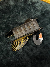 Load image into Gallery viewer, Black Swan Hair Claw Clip
