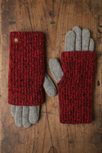 Load image into Gallery viewer, Wool Blend Double Layer Knit Gloves
