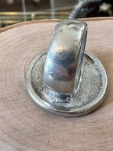 Load image into Gallery viewer, Vintage Signed BEN AMUN by Isaac Manevitz Silver Tone Sun Face Statement Ring US Size 6 1/2
