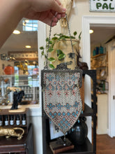 Load image into Gallery viewer, Antique Art Deco 1920s MANDALIAN MFG Co. Multicolor Enameled Metal Mesh Purse Handbag
