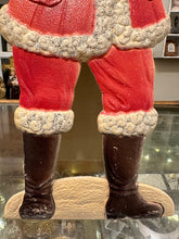 Load image into Gallery viewer, Vintage 1940s German Christmas Embossed Die Cut Cardboard Santa Claus Standup Decoration | Made in Germany
