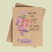 Load image into Gallery viewer, Funny Zombie Apocalypse Birthday Card
