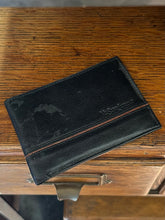 Load image into Gallery viewer, Vintage YSL Yves Saint Laurent Men’s Imported Roma Leather Bifold Wallet Black &amp; Tan
