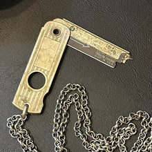Load image into Gallery viewer, ‘CLOSE BUT NO CIGAR’ Cigar Cutter Pendant Necklace
