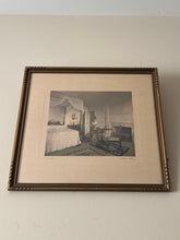 Load image into Gallery viewer, Antique Wallace Nutting Signed Hand Tinted Photograph &quot;Tabitha&quot; Wood Framed | 16&quot; x 13.5&quot; Woman in Bedroom
