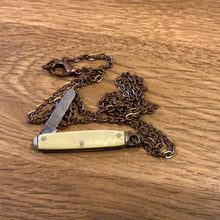 Load image into Gallery viewer, NY Worlds Fair knife necklace
