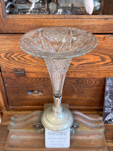 Load image into Gallery viewer, Edwardian Cut Glass Trumpet Vase circa 1900s
