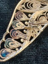Load image into Gallery viewer, Vintage 1960s Midcentury Unsigned ALICE CAVINESS Sterling Silver Germany Gold Vermeil &amp; Enamel Butterfly Brooch
