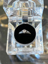 Load image into Gallery viewer, Antique 18ct Yellow Gold &amp; Platinum Diamond Engagement Ring US Size 5
