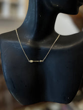 Load image into Gallery viewer, 14k Gold Plated Sterling Silver Arrow Necklace
