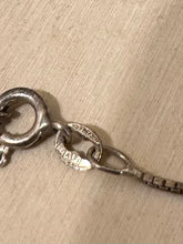 Load image into Gallery viewer, Vintage 925 Sterling Silver Floral Scroll Etched Oval Locket Pendant Necklace
