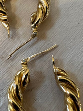 Load image into Gallery viewer, You Pick! Napier or Monet Gold Plated Hoop Earrings Hoops 1980s
