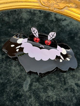 Load image into Gallery viewer, Moth Man Spider Red Rhinestone Hair Claw Clip
