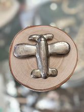 Load image into Gallery viewer, Vintage Signed Taxco Mexico Sterling Silver Puffy Propeller Plane Brooch Pin
