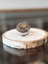 Load image into Gallery viewer, Vintage 1960s - 70s Taxco Mexico Signed 925 MCR Sterling Silver Large Brown Speckled Stone Statement Ring Adjustable
