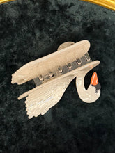 Load image into Gallery viewer, White Swan Hair Claw Clip
