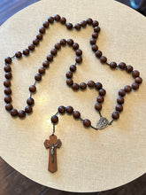 Load image into Gallery viewer, Vintage 1930s St Ann De Beaupre Large Wood Wall or Habit Rosary France Religious
