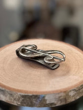 Load image into Gallery viewer, Vintage Midcentury Signed Anson Sterling Silver Dollar Sign Money Clip Engraved “GUNTHER” Patent Pending
